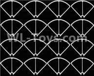 Wltoys Q696 Parts-03-02 Outer protect frame(16pcs),Wltoys Q696 RC Quadcopter Drone Spare Parts Accessories,Wltoys Model Q696 Replacement Accessories